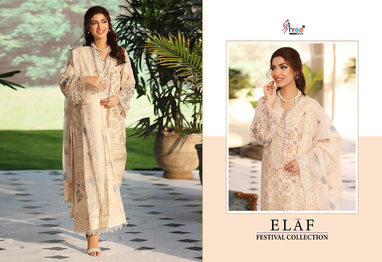 Elaf By Shree 3104 To 3109 Designer Pakistani Suits Catalog
